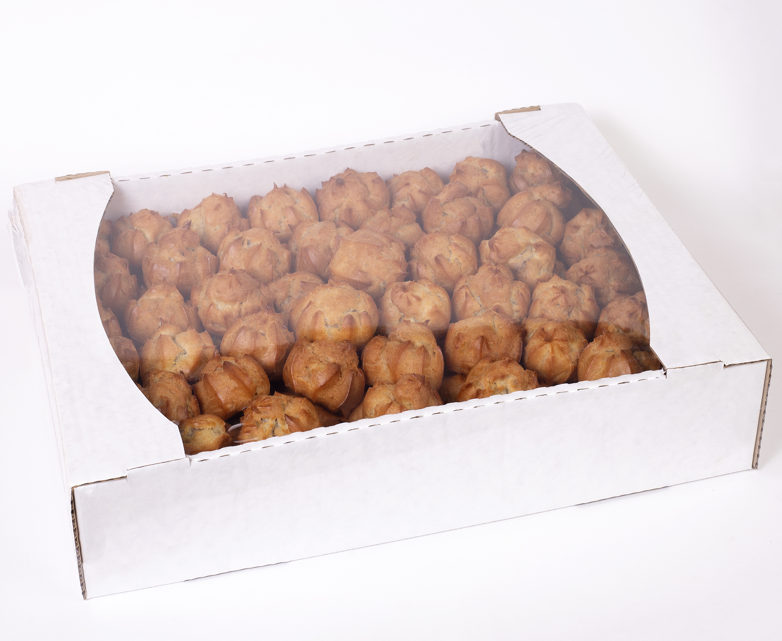 Профитроли с начинкой вареная сгущенка